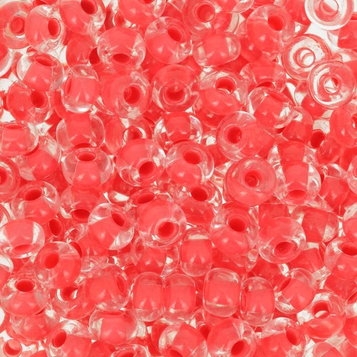 Perles rocailles Preciosa 6/0 4 mm - Terra Intensive - Red Lined x20g
