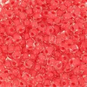 Perles rocailles Preciosa  8/0 3 mm - Terra Intensive - Red Lined x20g