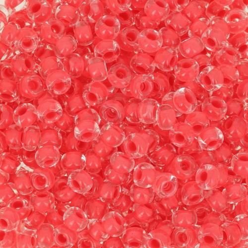 Perles rocailles Preciosa  8/0 3 mm - Terra Intensive - Red Lined x20g