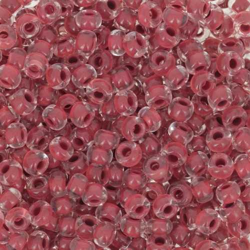 Preciosa Perles rocailles 8/0 3 mm - Terra Intensive - Brown Lined x20g