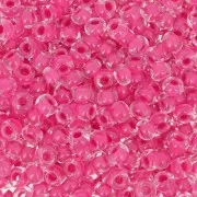 Perles rocailles Preciosa 8/0 3 mm - Terra Intensive - Magenta Lined x20g