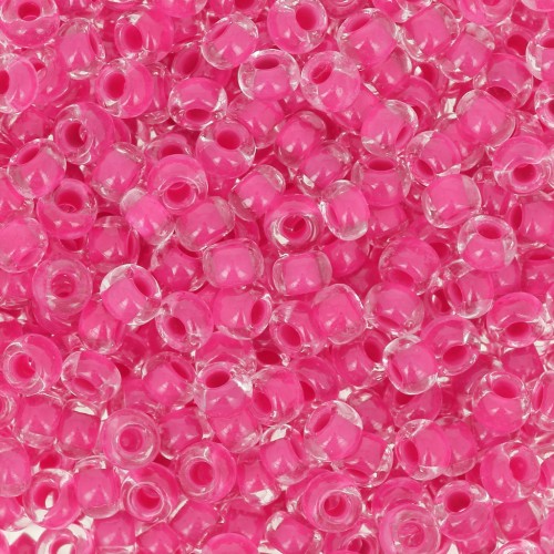 Perles rocailles Preciosa 8/0 3 mm - Terra Intensive - Magenta Lined x20g