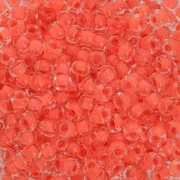 Perles rocailles Preciosa 8/0 3 mm - Terra Intensive - Orange Lined x20g