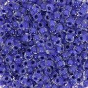 Perles rocailles Preciosa 8/0 3 mm - Terra Intensive - Lilac Lined x20g