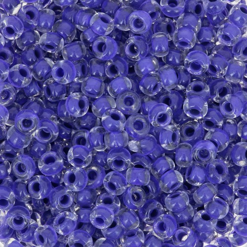 Perles rocailles Preciosa 8/0 3 mm - Terra Intensive - Lilac Lined x20g