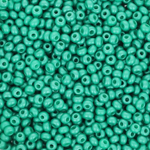 Perles rocailles Preciosa 11/0 2 mm - Permalux Sea Green x20g