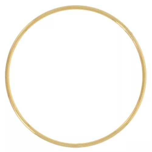 Bracelet jonc fin lisse 66 mm - Doré à l'or fin x1