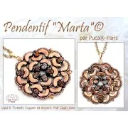 Perles en verre Lipsi® par Puca® 4x6 mm - Full Capri Gold Mat x10g