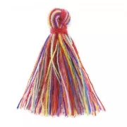 Pompon imitation coton 27-30 mm Multicolore