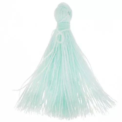 Pompon imitation coton 27-30 mm - Light Cyan