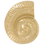 Pendentif coquillage 27x22 mm - Acier inoxydable 304L Doré x1