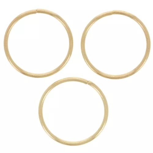 Anneaux ouverts 10x0.7 mm - Doré x50