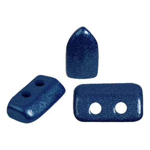 Perles en verre Piros® par Puca® 2x5 mm - Dark Blue Pearl x10g