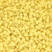 Perles rocailles Preciosa 11/0 2 mm - Permalux Light Yellow Mat x20g