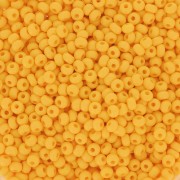 Perles rocailles Preciosa 11/0 2 mm - Permalux Dark Yellow Mat x20g