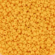Perles rocailles Preciosa 11/0 2 mm - Permalux Dark Yellow Mat x20g