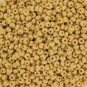 Perles rocailles Preciosa 11/0 2 mm - Permalux Yellow Brown Mat x20g