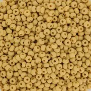 Perles rocailles Preciosa 11/0 2 mm - Permalux Yellow Brown Mat x20g