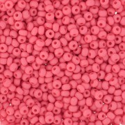 Perles rocailles Preciosa  11/0 2 mm - Permalux Red Mat x20g