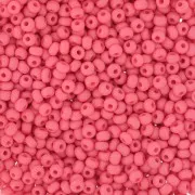 Perles rocailles Preciosa  11/0 2 mm - Permalux Red Mat x20g