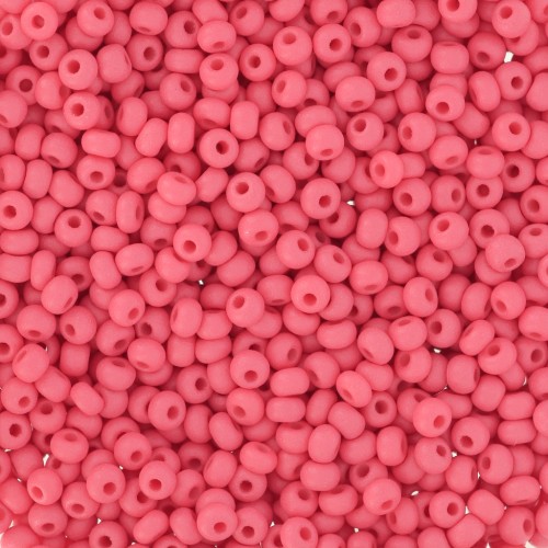 Perles rocailles Preciosa  11/0 2 mm - Permalux Red Mat x20g