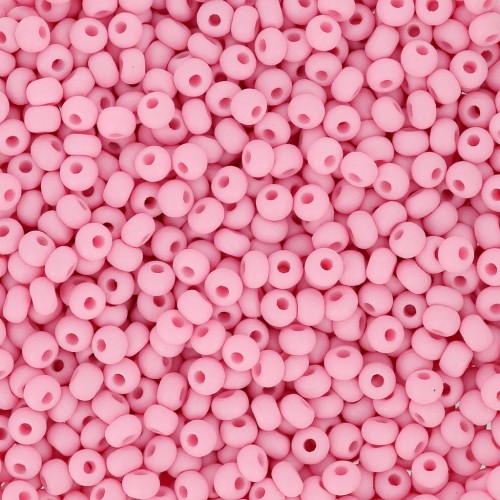 Perles rocailles Preciosa 11/0 2 mm - Permalux Light Pink Mat x20g