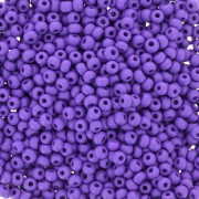 Perles rocailles Preciosa  11/0 2 mm - Permalux Dark Violet Mat x20g