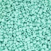 Perles rocailles Preciosa  11/0 2 mm - Permalux Mint Mat x20g