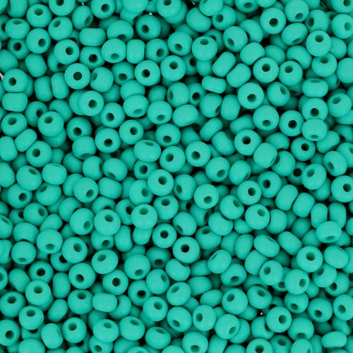 Perles rocailles Preciosa 11/0 2 mm - Permalux Sea Green Mat x20g