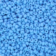 Perles rocailles Preciosa  11/0 2 mm - Permalux Light Blue Mat x20g