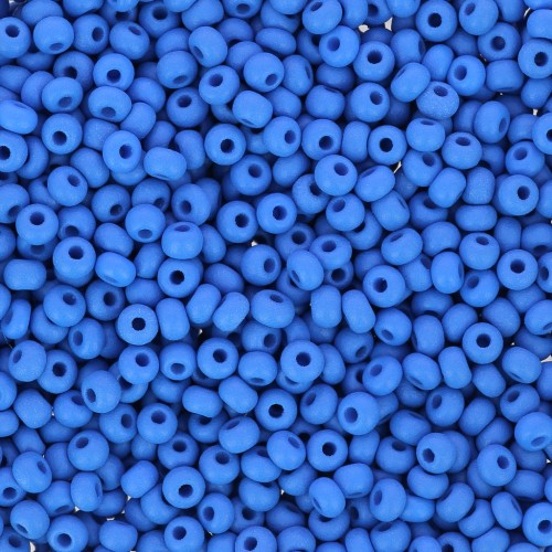 Perles rocailles Preciosa  11/0 2 mm - Permalux Blue Mat x20g