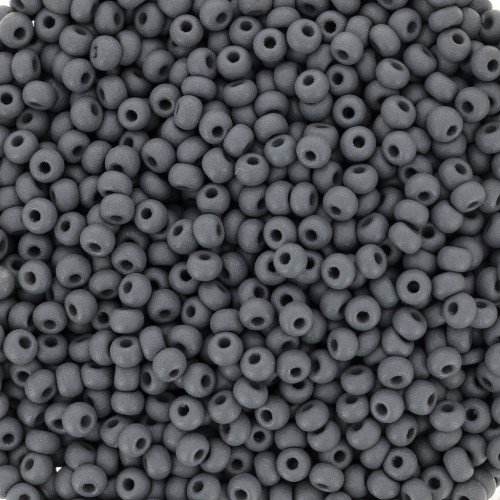 Perles rocailles Preciosa  11/0 2 mm - Permalux Grey Mat x20g