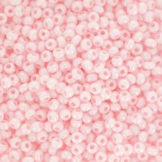 Perles rocailles Preciosa 11/0 2 mm - Terra Pearl - Pink x20g