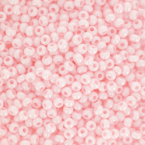 Perles rocailles Preciosa 11/0 2 mm - Terra Pearl - Pink x20g