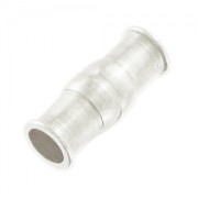 Fermoir aimanté 23x8 mm pour cordons  6 mm Placage Argent fin vieilli|raw }}