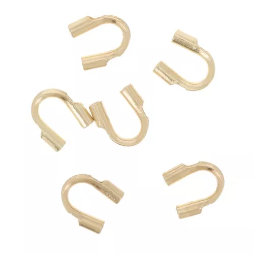 Protections pour fil cablé 0.7 mm - Doré x20