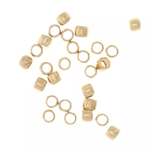 Perles à écraser 2 mm Doré x 200