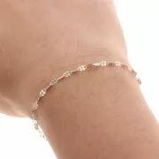 Chaîne maille fantaisie 2 mm en Argent 925 x1m