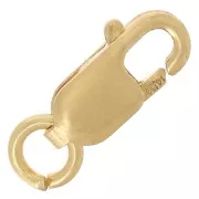 Fermoir mousqueton 8 mm avec anneau ouvert - Gold filled (or laminé) x1