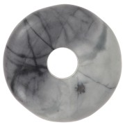 Donuts 20 mm pierre gemme - Jaspe Picasso x1