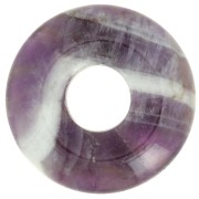 Donuts 20 mm pierre gemme - Amethyste x1|raw }}