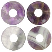 Donuts 20 mm pierre gemme - Amethyste x1