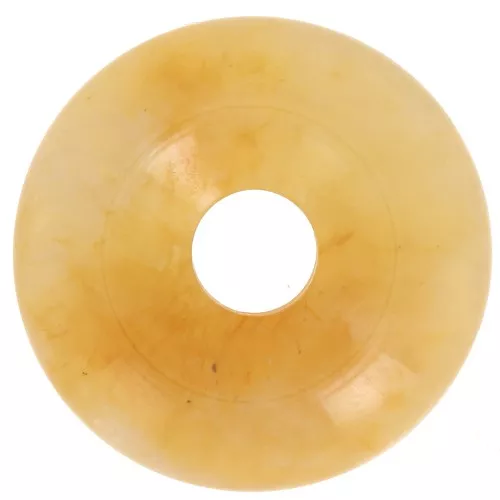 Donuts 20 mm pierre gemme - Jaspe jaune x1