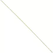 Chaîne maille Forçat limée 1.75 mm - Acier inoxydable 304L Doré x10m