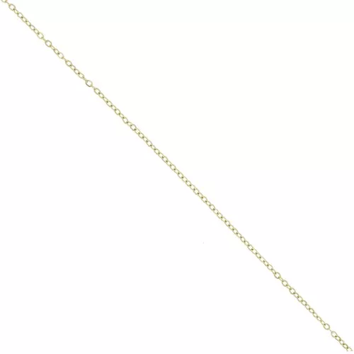 Chaîne maille Forçat limée 1.7 mm - Acier inoxydable 304L Doré x10m