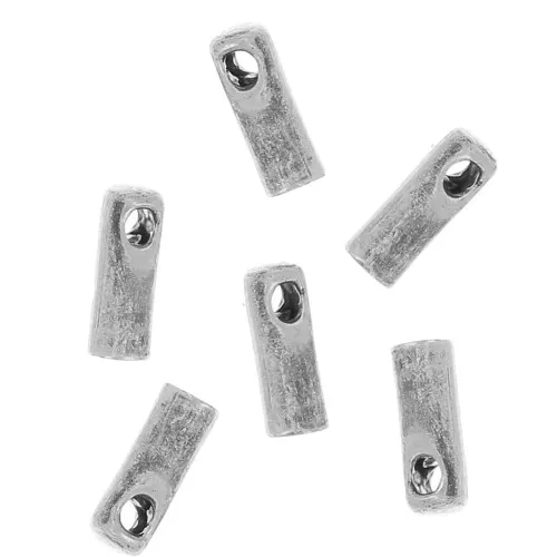 Embouts pour fil 0.9 mm - Argenté vieilli x20