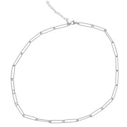 Collier maille Rectangle 4.1 mm - Acier inoxydable 304L x42cm