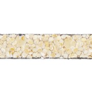 Lacet cuir reconstitué effet sable 5 mm Beige x30cm|raw }}