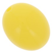 Perles olive en résine opaque 14x11 mm - Jaune soleil x6|raw }}