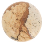 Lot De 5 Cabochons Ronds En Jaspe Naturel 6 Mm – Pour Création Bijoux (bague, Pendentif) | Pierre Plate Dos Plat
